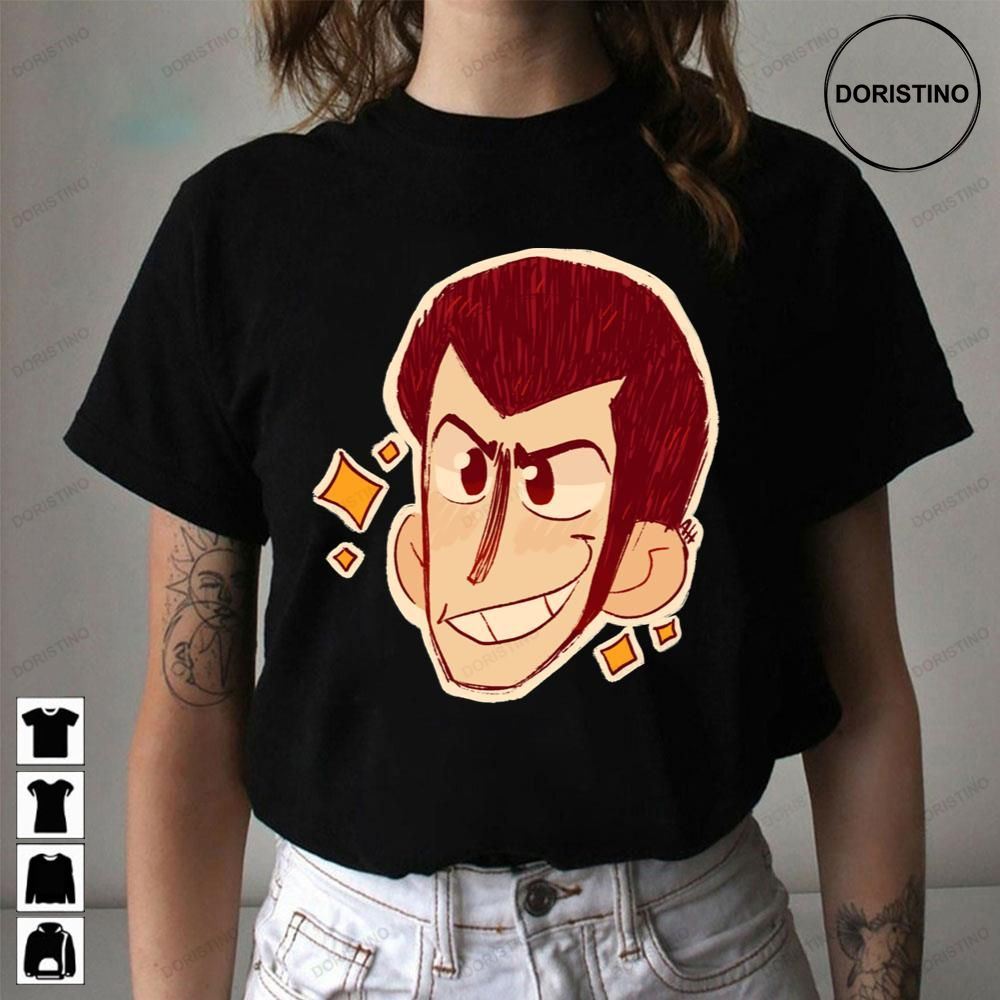 Cute Face Daisuke Jigen Lupin Iii Awesome Shirts